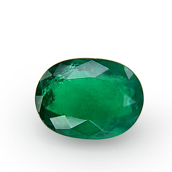 5.55 Carat Green COLOMBIAN Oval Emerald CD