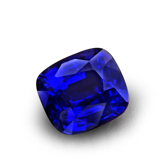 2.66 Carat Blue SRI LANKAN Cushion Sapphire GRS