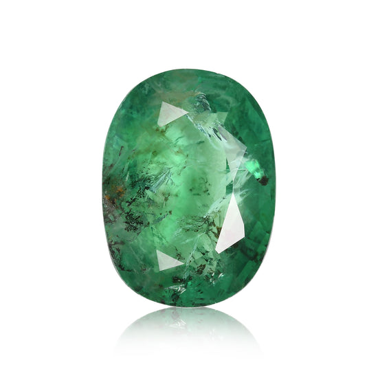 8.80 Carat Green Oval Emerald