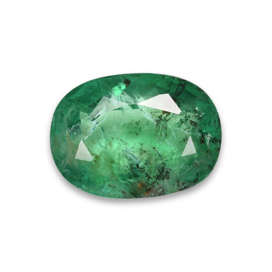 8.80 Carat Green Oval Emerald