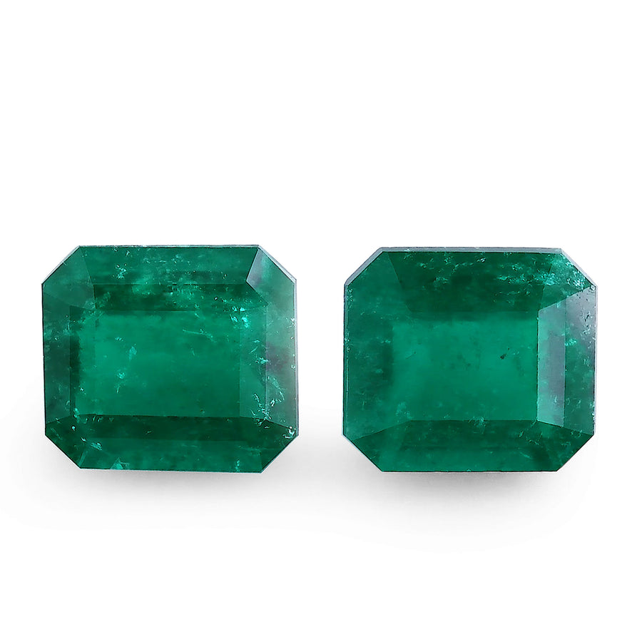 8.06 Carat Green COLOMBIAN Emerald Emerald CD