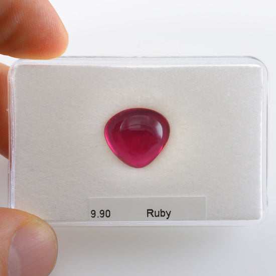 9.90 Carat Pink  Cabochon Tourmaline
