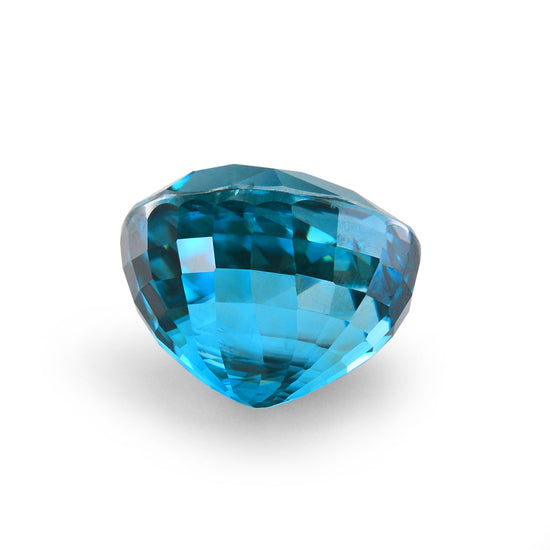 25.14 Carat Blue  Oval Zircon