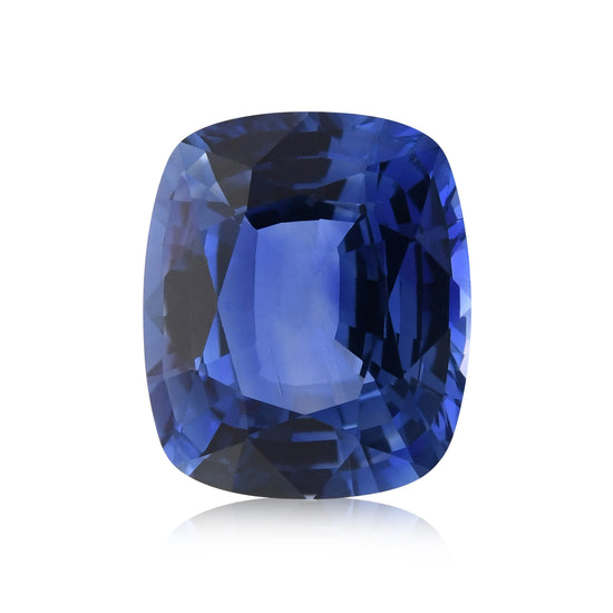 3.06 Carat Blue SRI LANKA Cushion Sapphire LOTUS