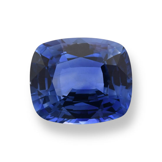 3.06 Carat Blue SRI LANKA Cushion Sapphire LOTUS