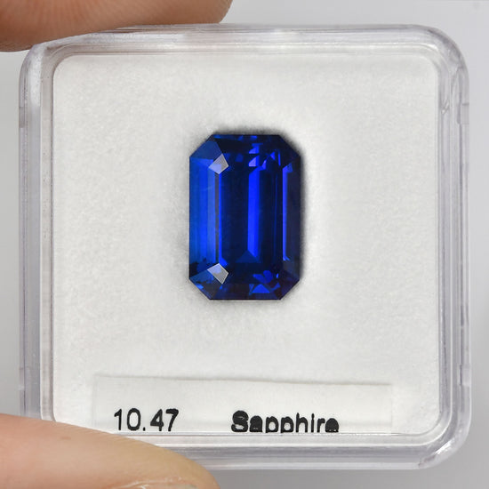 10.47 Carat Blue SRI LANKAN Emerald Sapphire GRS