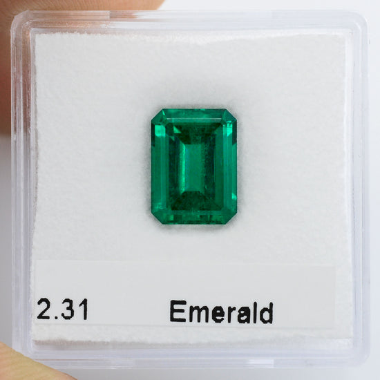 2.31 Carat Green ZAMBIAN Emerald Emerald AGL