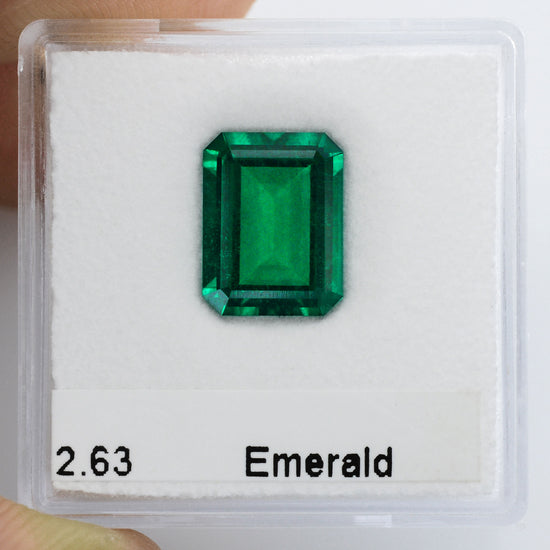 2.63 Carat Green ZAMBIAN Emerald Emerald AGL