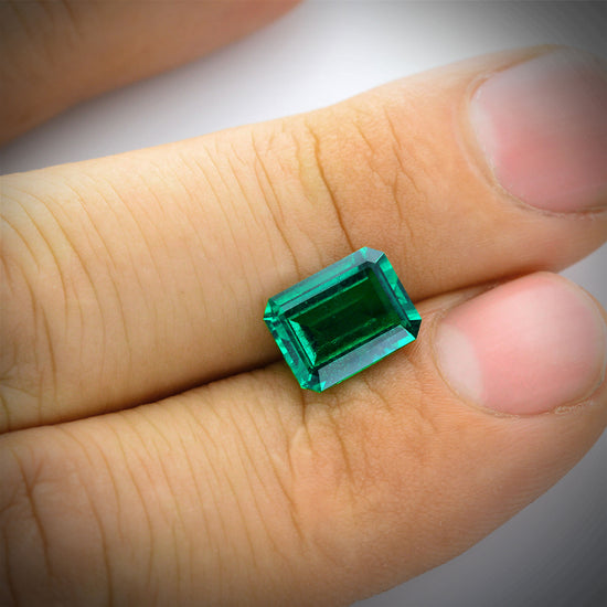 2.63 Carat Green ZAMBIAN Emerald Emerald AGL
