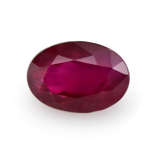 1.05 Carat Red Oval Ruby