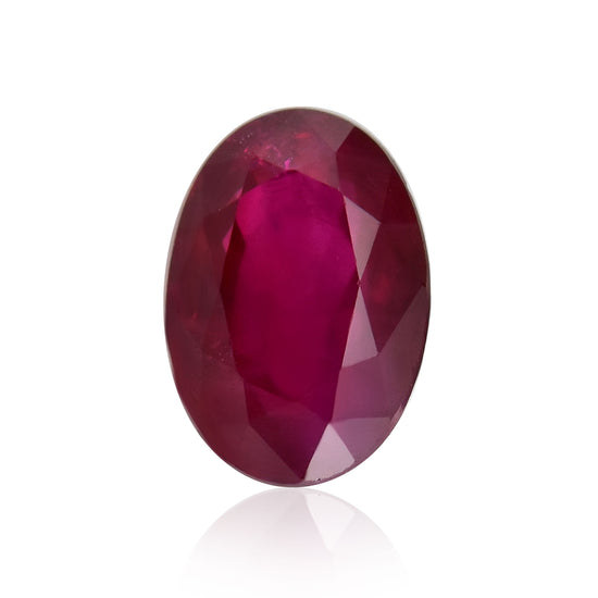 1.05 Carat Red Oval Ruby