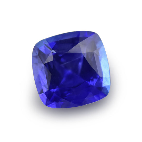 1.11 Carat Blue  Cushion Sapphire
