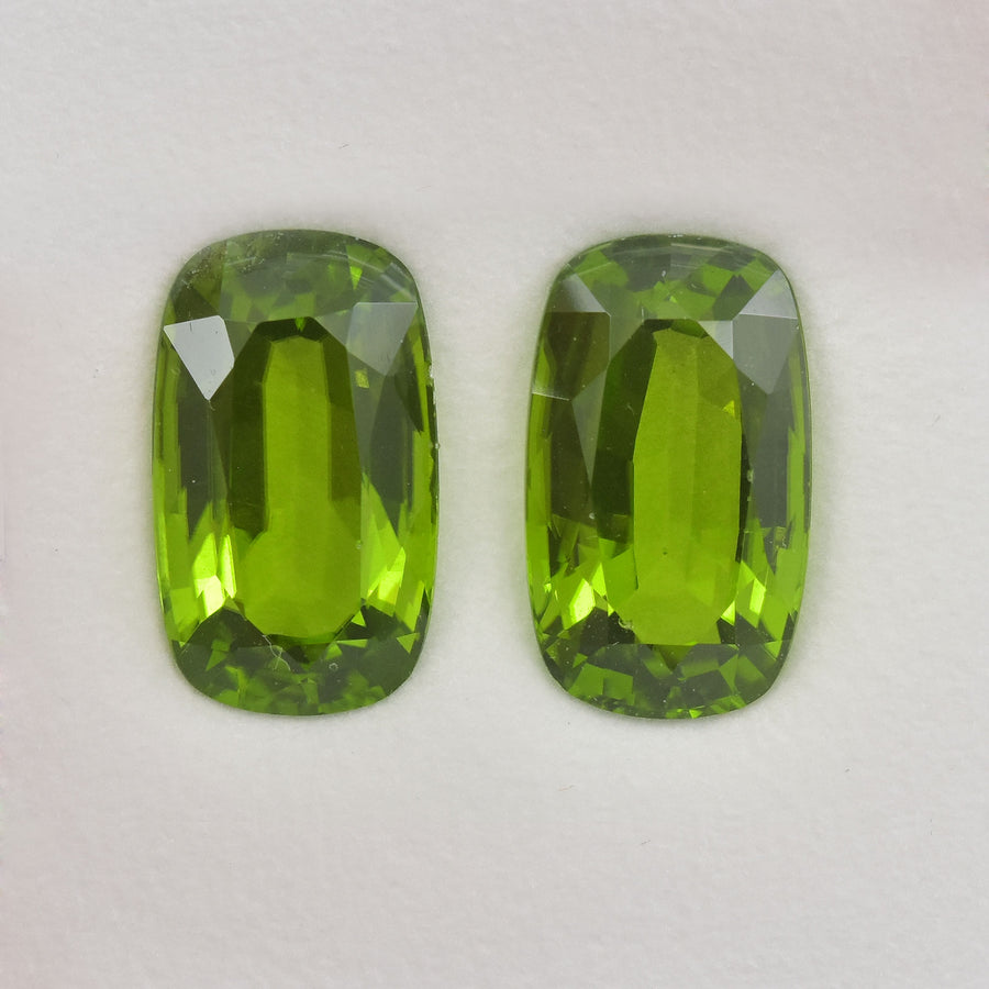 23.90 Carat Green Cushion Peridot