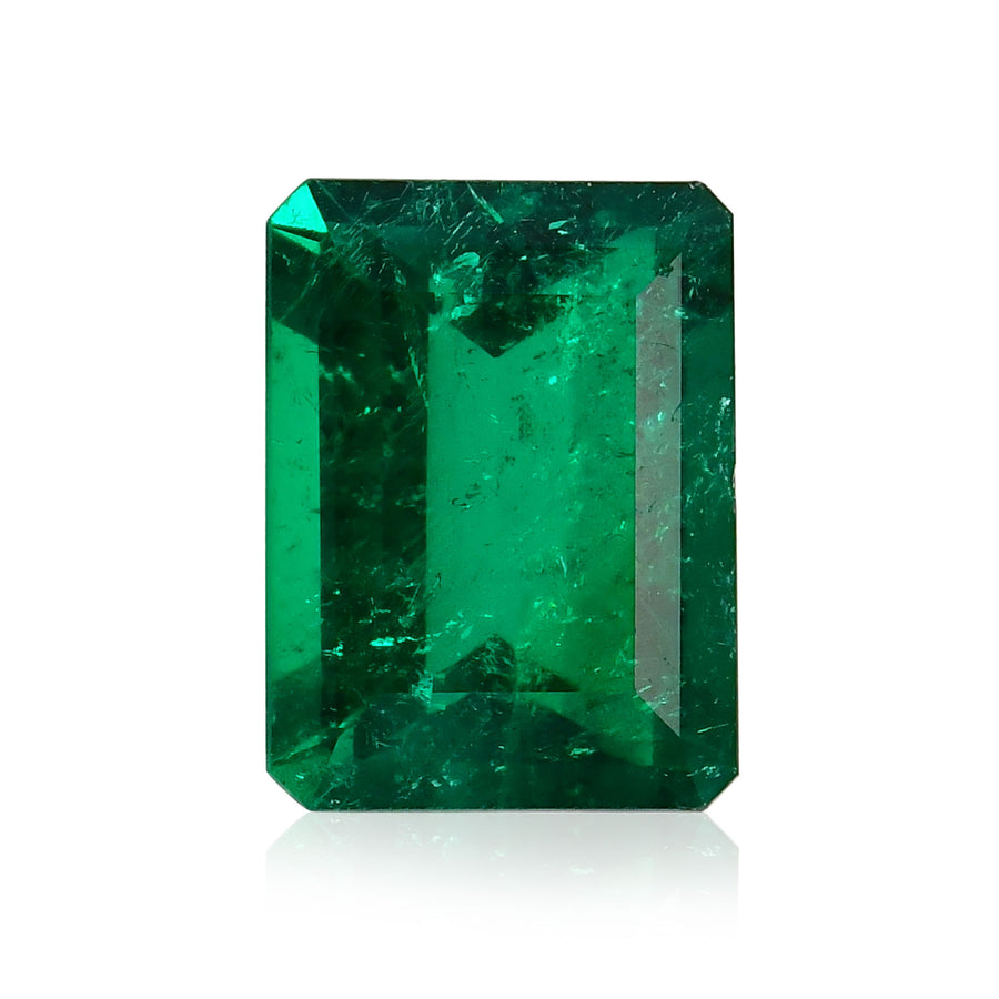 2.64 Carat Green COLOMBIAN Octagon Emerald CD
