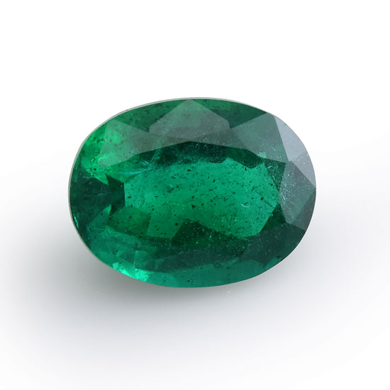 5.75 Carat Green  Oval Emerald GWLAB