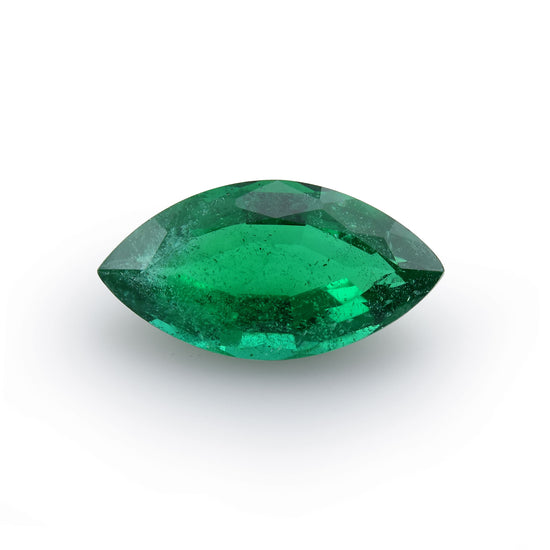 2.82 Carat Green ZAMBIAN Marquise Emerald GWLAB
