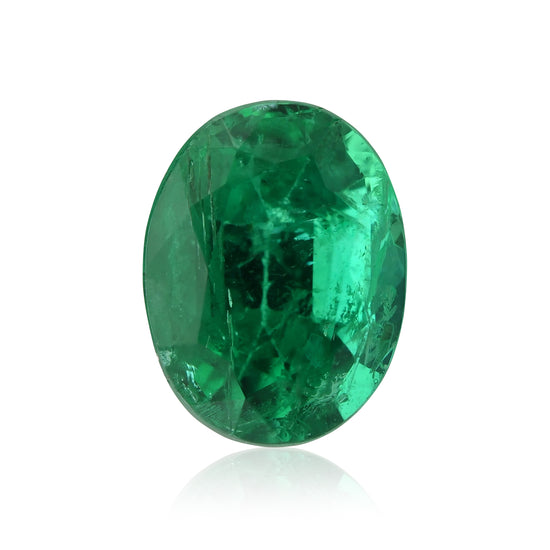 1.99 Carat Green Oval Emerald