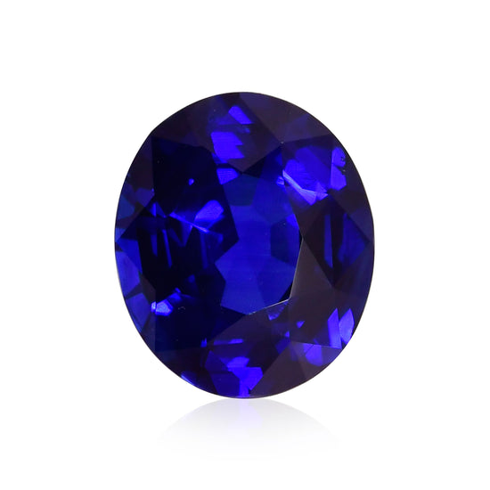 8.44 Carat Blue SRI LANKAN Oval Sapphire GRS