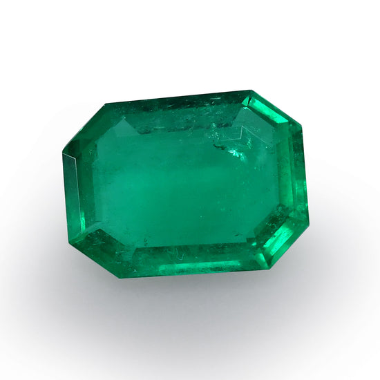 7.82 Carat Green COLOMBIAN Octagon Emerald GRS