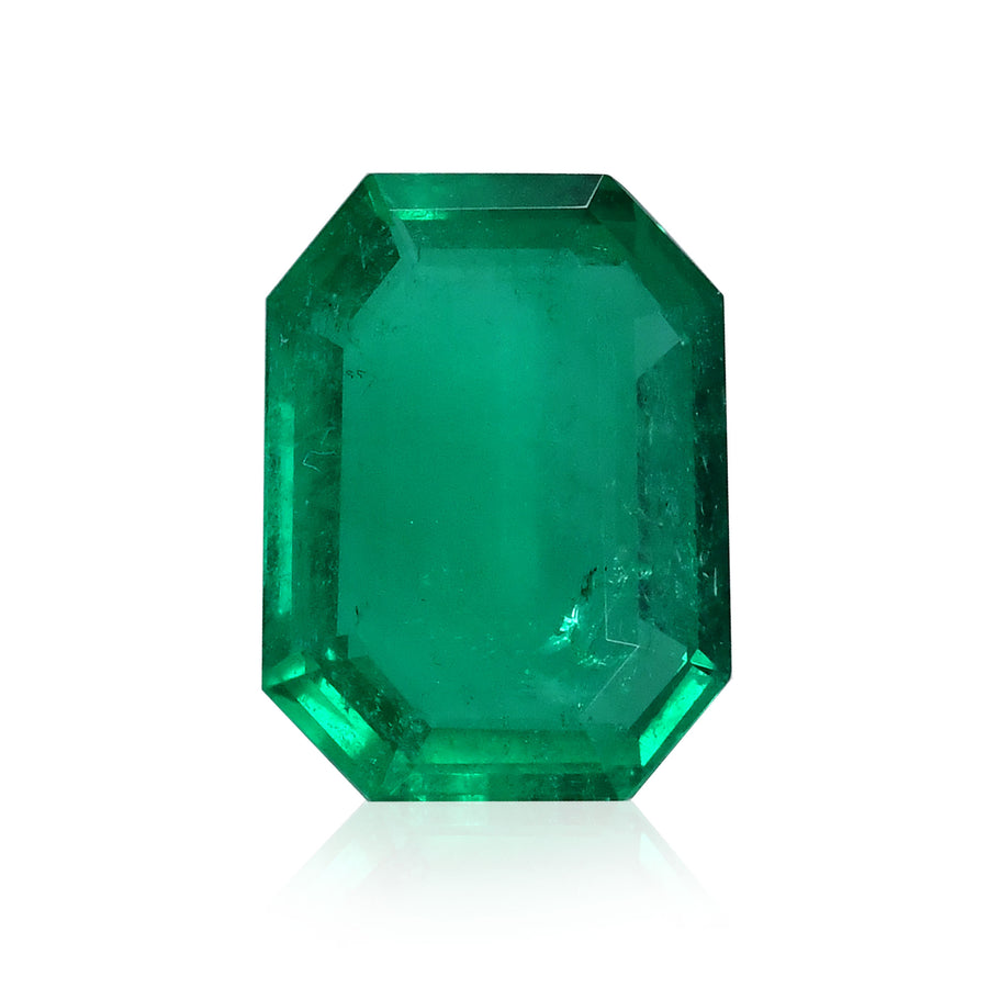 Smeraldo ottagonale colombiano verde da 7,82 carati GRS
