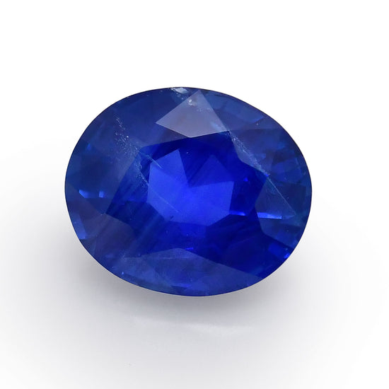 8.44 Carat Blue BURMESE Oval Sapphire GRS