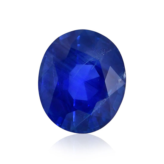 8.44 Carat Blue BURMESE Oval Sapphire GRS