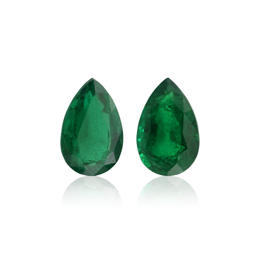 Smeraldo ZAMBIA Verde a Pera da 5,05 Carati