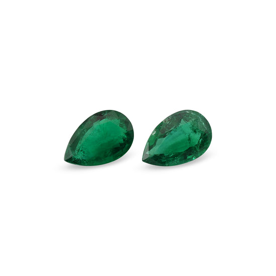 4.48 Carat Green Pear Emerald
