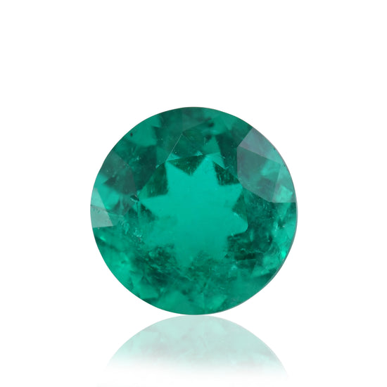 Smeraldo tondo verde COLOMBIANO da 3,53 carati CD