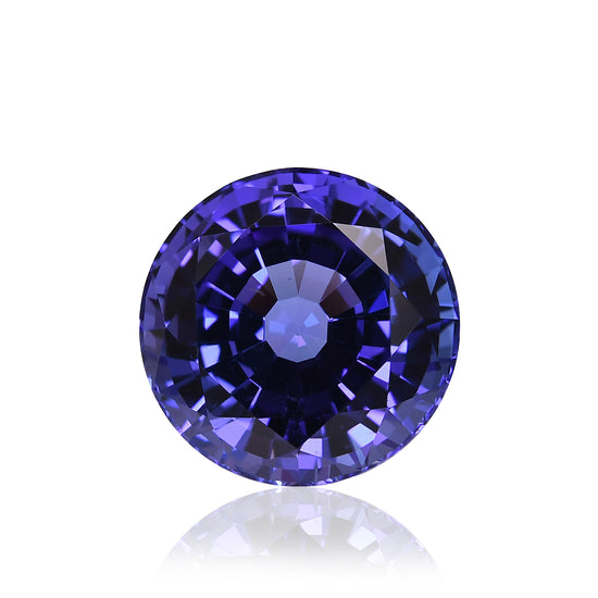 18.02 Carat Blue TANZANIAN Round Tanzanite GWLAB