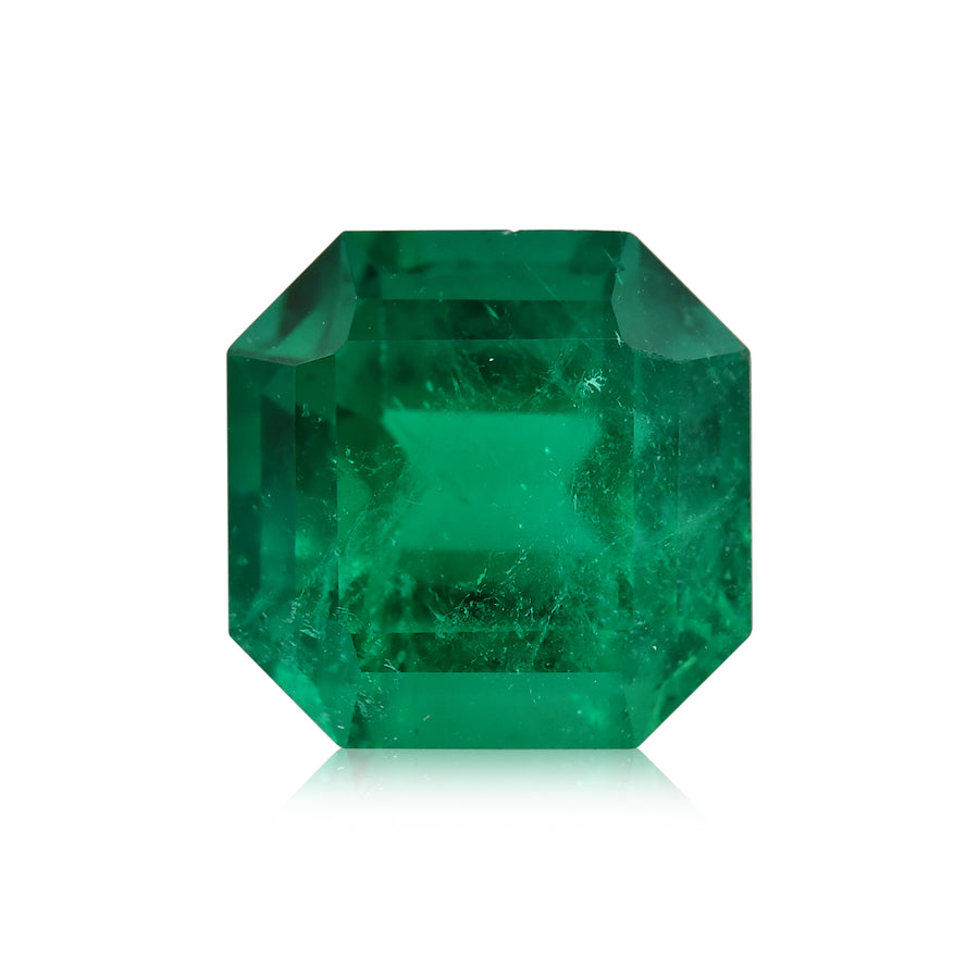 Smeraldo verde COLOMBIANO 2,72 carati GRS