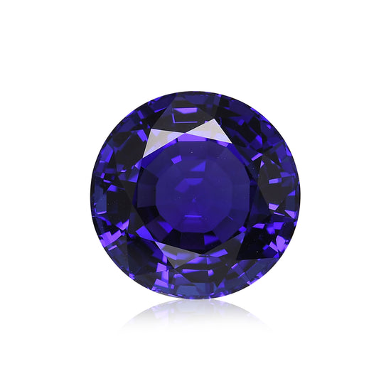 15.76 Carat Blue TANZANIAN Round Tanzanite GWLAB