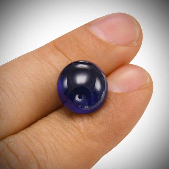 16.06 Carat Blue SRI LANKAN Cabochon Sapphire GRS
