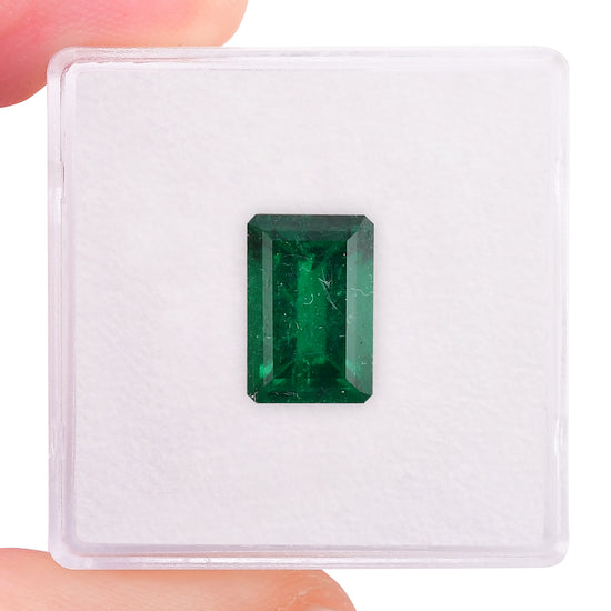 2.42 Carat Green COLOMBIAN Emerald Emerald GRS
