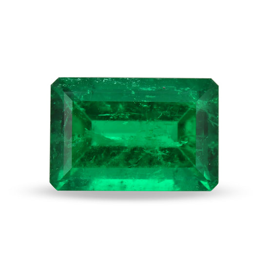 2.42 Carat Green COLOMBIAN Emerald Emerald GRS
