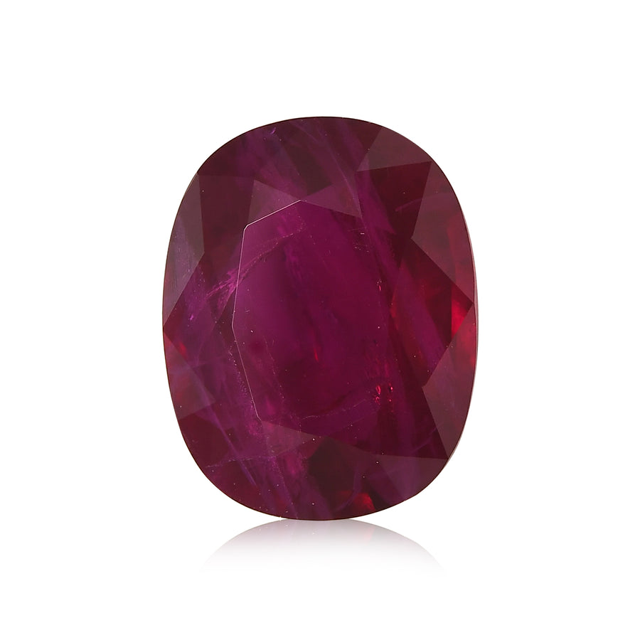 3.19 Carat Red BURMESE Oval Ruby CD