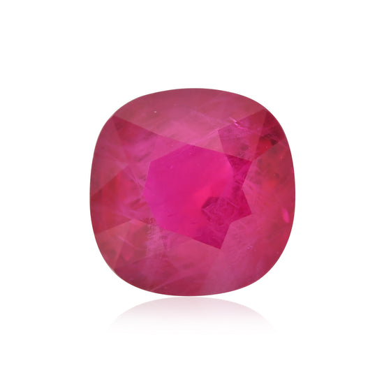 4.14 Carat Red BURMESE Cushion Ruby CD