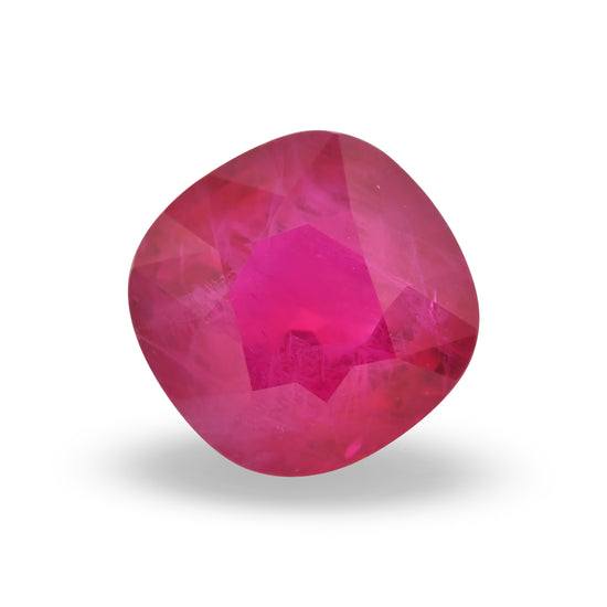 4.14 Carat Red BURMESE Cushion Ruby CD