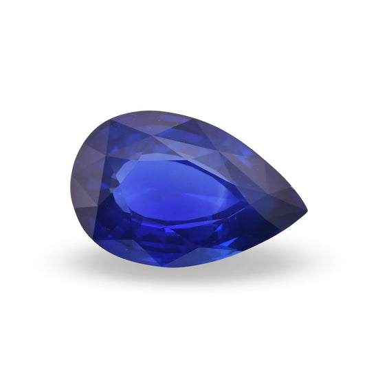 10.15 Carat Blue SRI LANKAN Pear Sapphire GRS