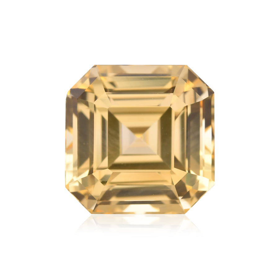 10.16 Carat Yellow SRI LANKAN Emerald Sapphire CD