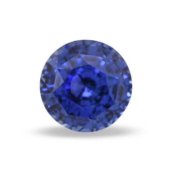 7.59 Carat Blue SRI LANKAN Round Sapphire CD