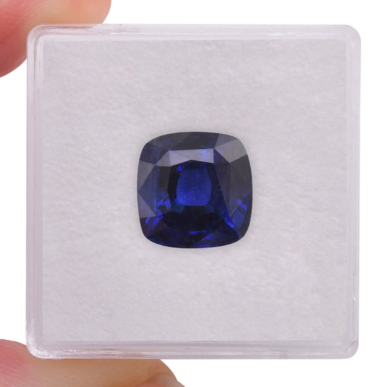 5.56 Carat Blue SRI LANKAN Cushion Sapphire CD