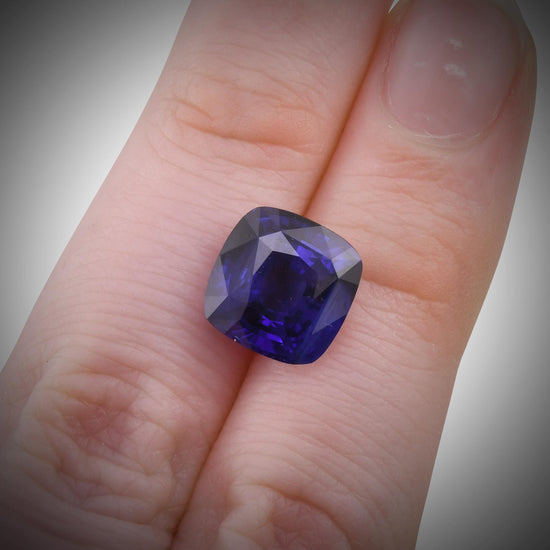5.56 Carat Blue SRI LANKAN Cushion Sapphire CD