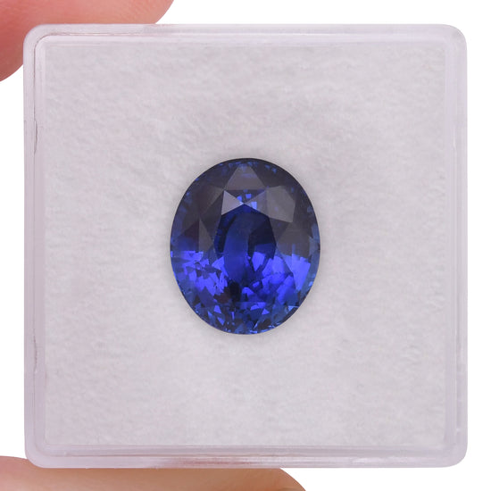 6.50 Carat Blue SRI LANKAN Oval Sapphire CD