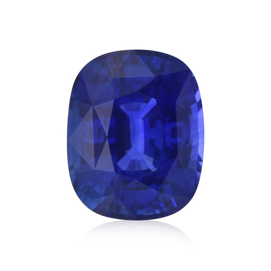 19.38 Karat Blauer SRI LANKAN Kissenschliff-Saphir GRS