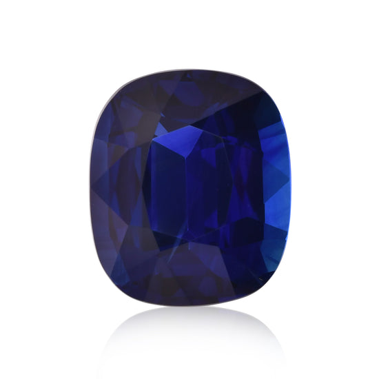 17.17 Karat Blauer SRI LANKAN Kissenschliff Saphir CD