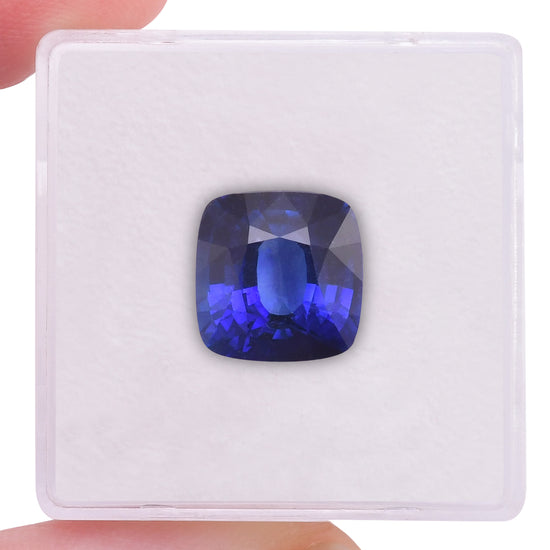 5.63 Carat Blue SRI LANKA Cushion Sapphire CD
