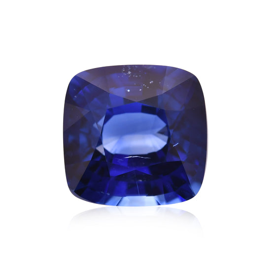 5.63 Karat Blauer SRI LANKA Cushion Saphir CD