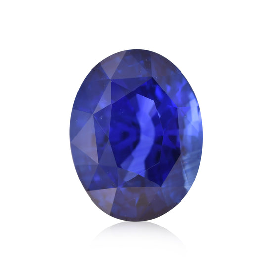 5.67 Karat blauer SRI LANKAN Oval-Saphir CD