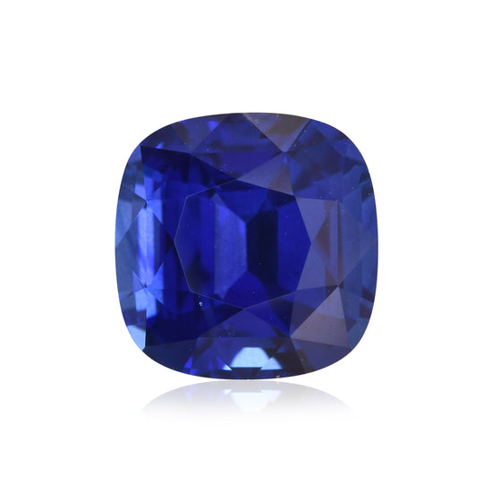 3,56 Karat Blauer SRI LANKAN Kissen-Saphir CD